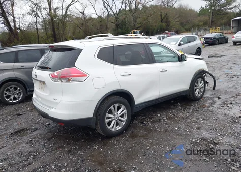 2016 Nissan Rogue Sv z USA, uszkodzony, nr VIN KNMAT2MT6GP595949